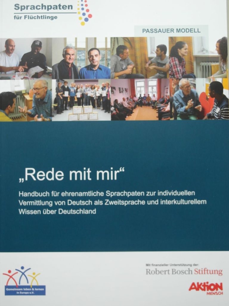 Handbuch und Begleitmaterialien „Rede mit mir“ für ehrenamtliche Sprachpaten
